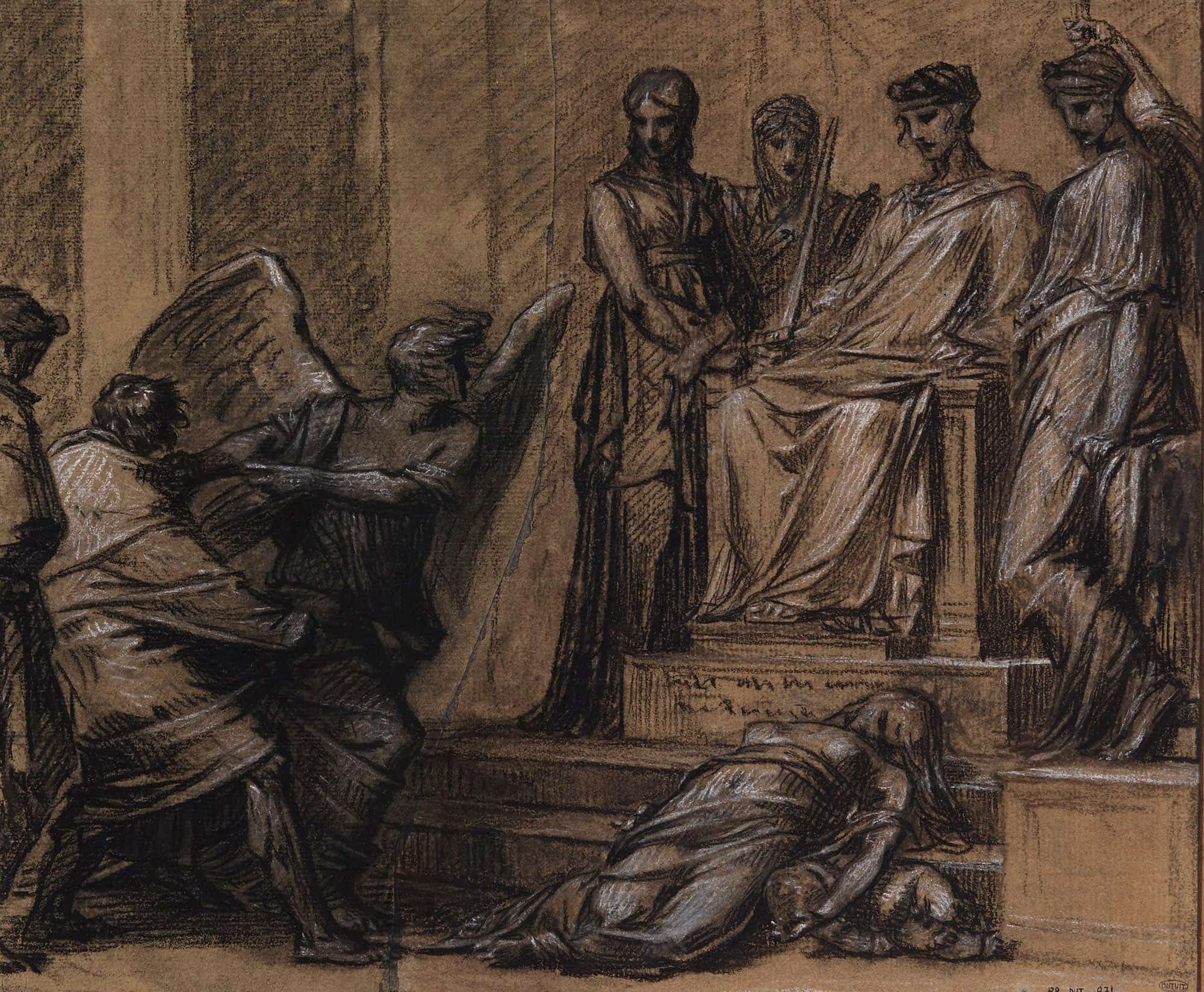 Themis Et Nemesis by Pierre Paul Prudhon