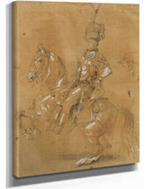 Theodor Aron De Bistra Zu Pferd Before by Johann Peter Krafft