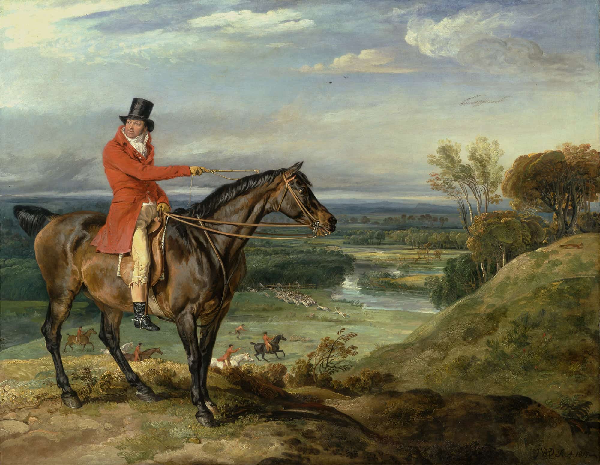Theophilus Levett And A Favorite Hunter by James Ward