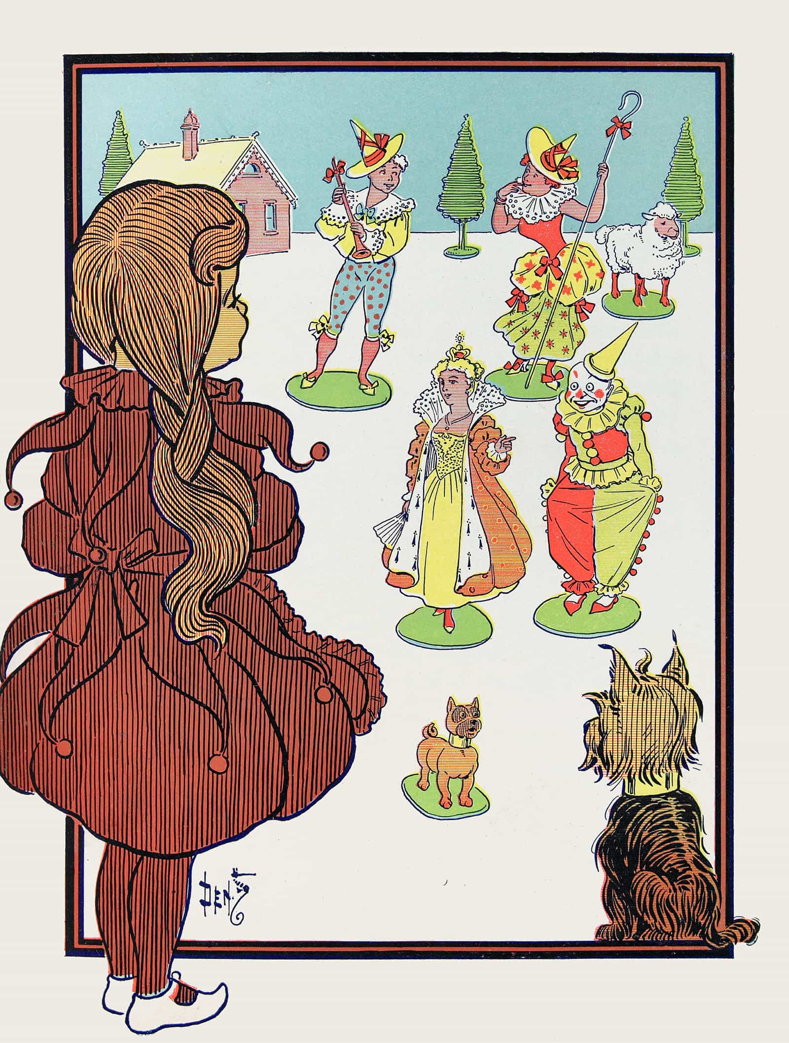 These People Are All Made Of China by William Wallace Denslow