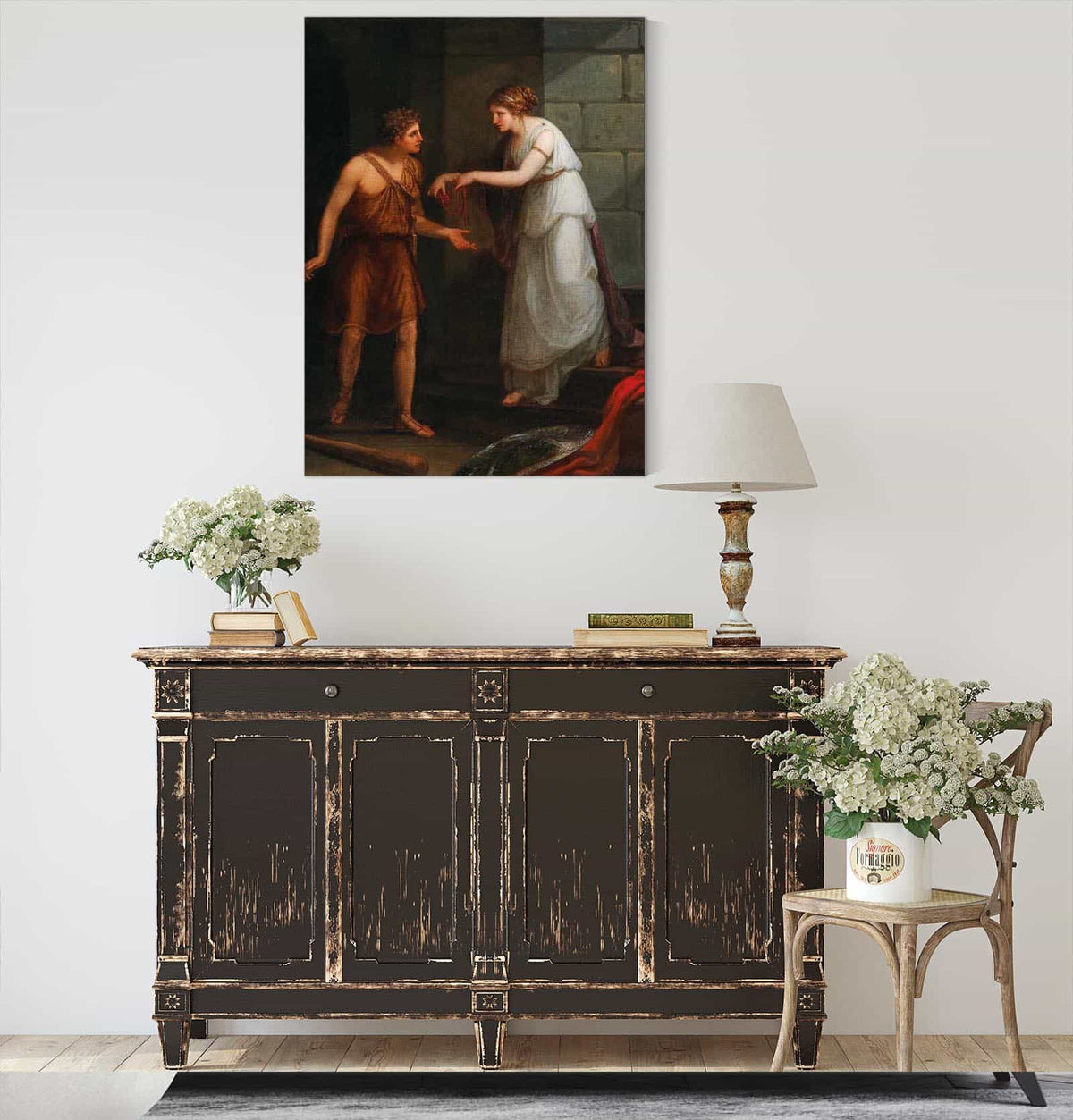 Theseus And Ariadne by Angelica Kauffmann