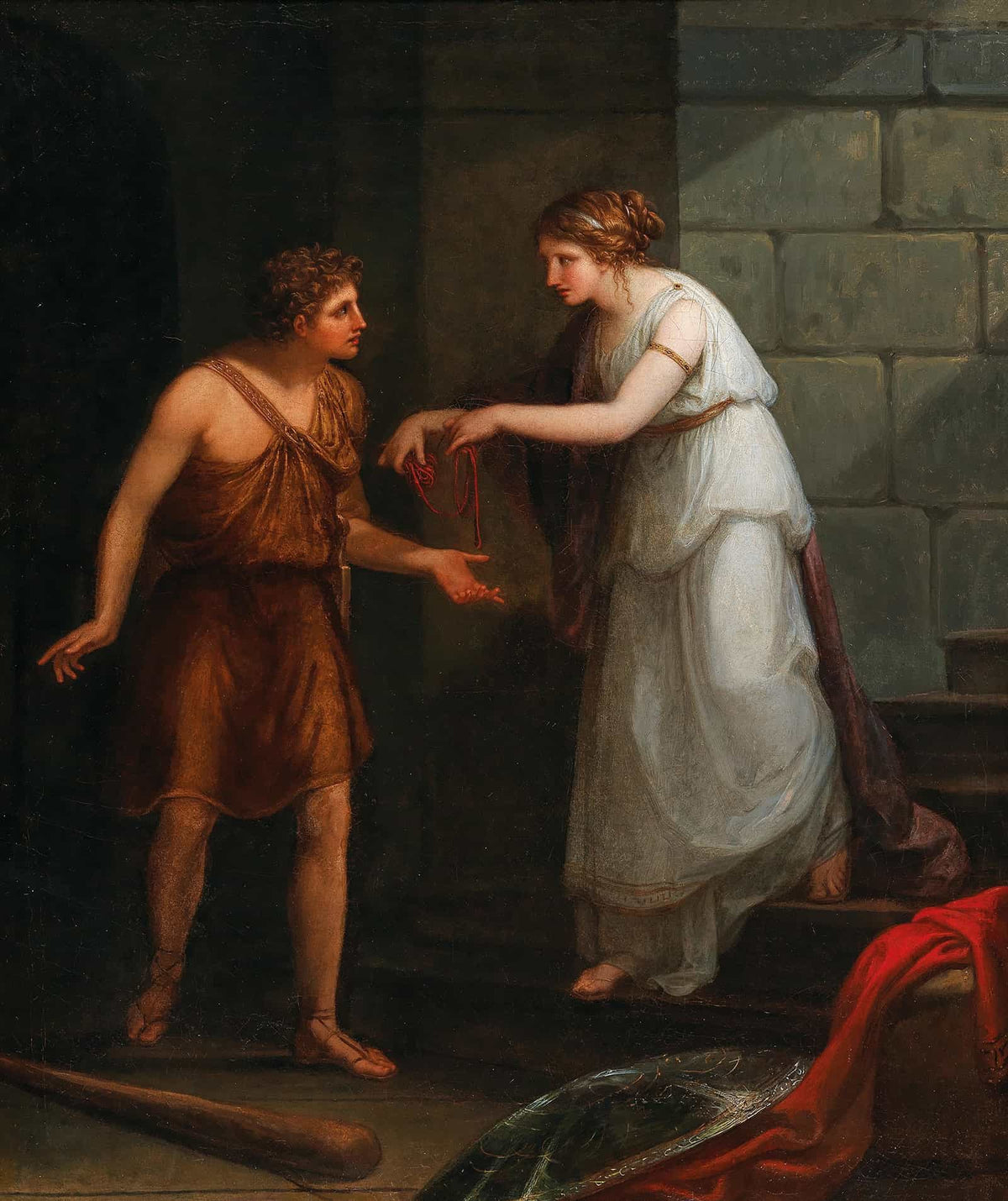 Theseus And Ariadne by Angelica Kauffmann