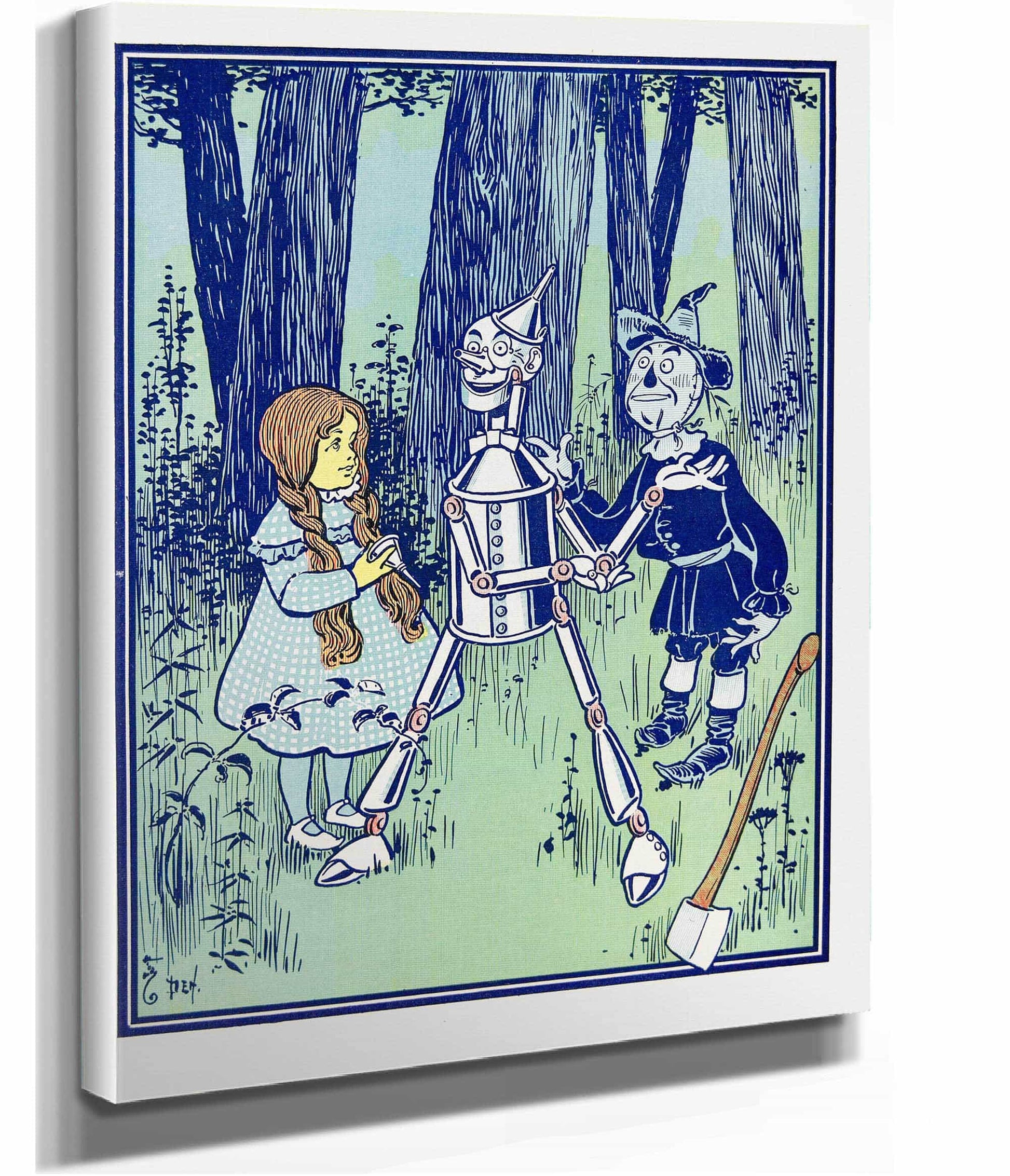 This Is The Great Comfort Said The Tin Woodman by William Wallace Denslow