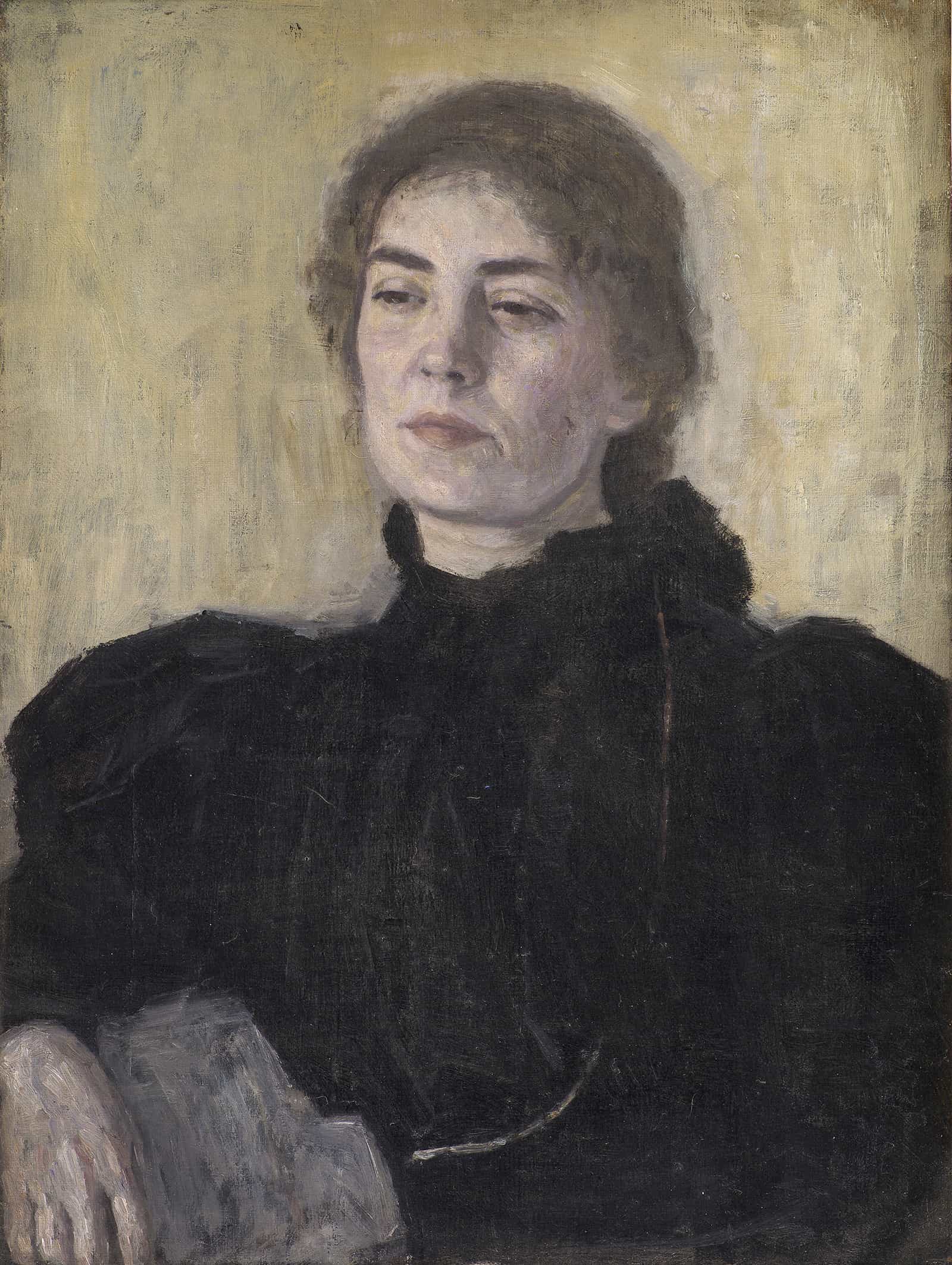 Thora Bendix Nee Anne Victoria Sundberg by Vilhelm Hammershoi