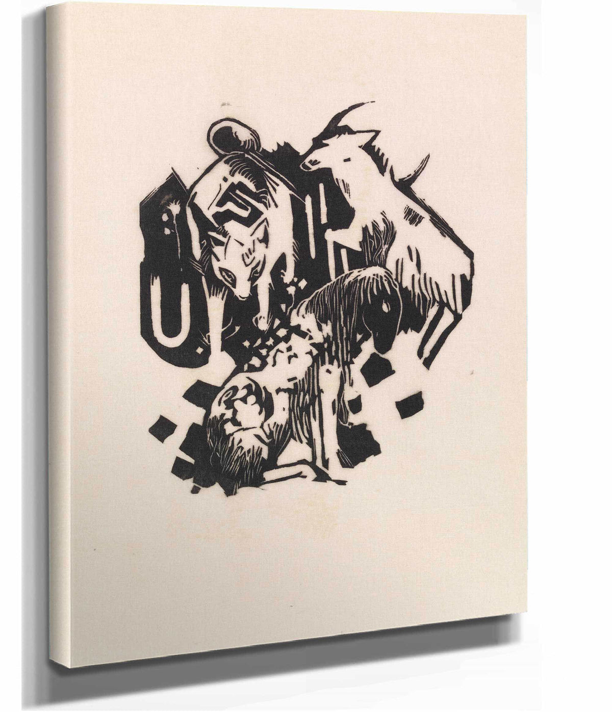 Three Animals by Franz Marc