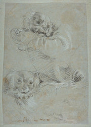 Three Dogs   by Giovanni Domenico Tiepolo