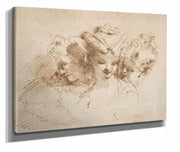 Three Female Heads  by Gaetano Gandolfi