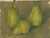 Three Pears By Paul Cezanne