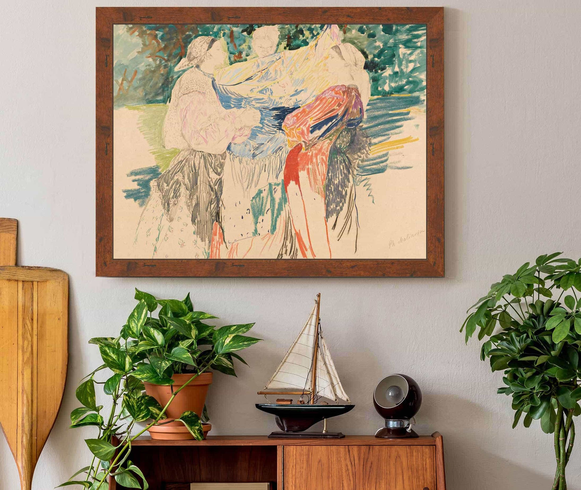Three Peasant Women by Filipp Malyavin