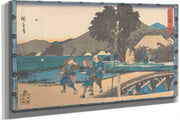 Three Ronin On Road by Ando Hiroshige