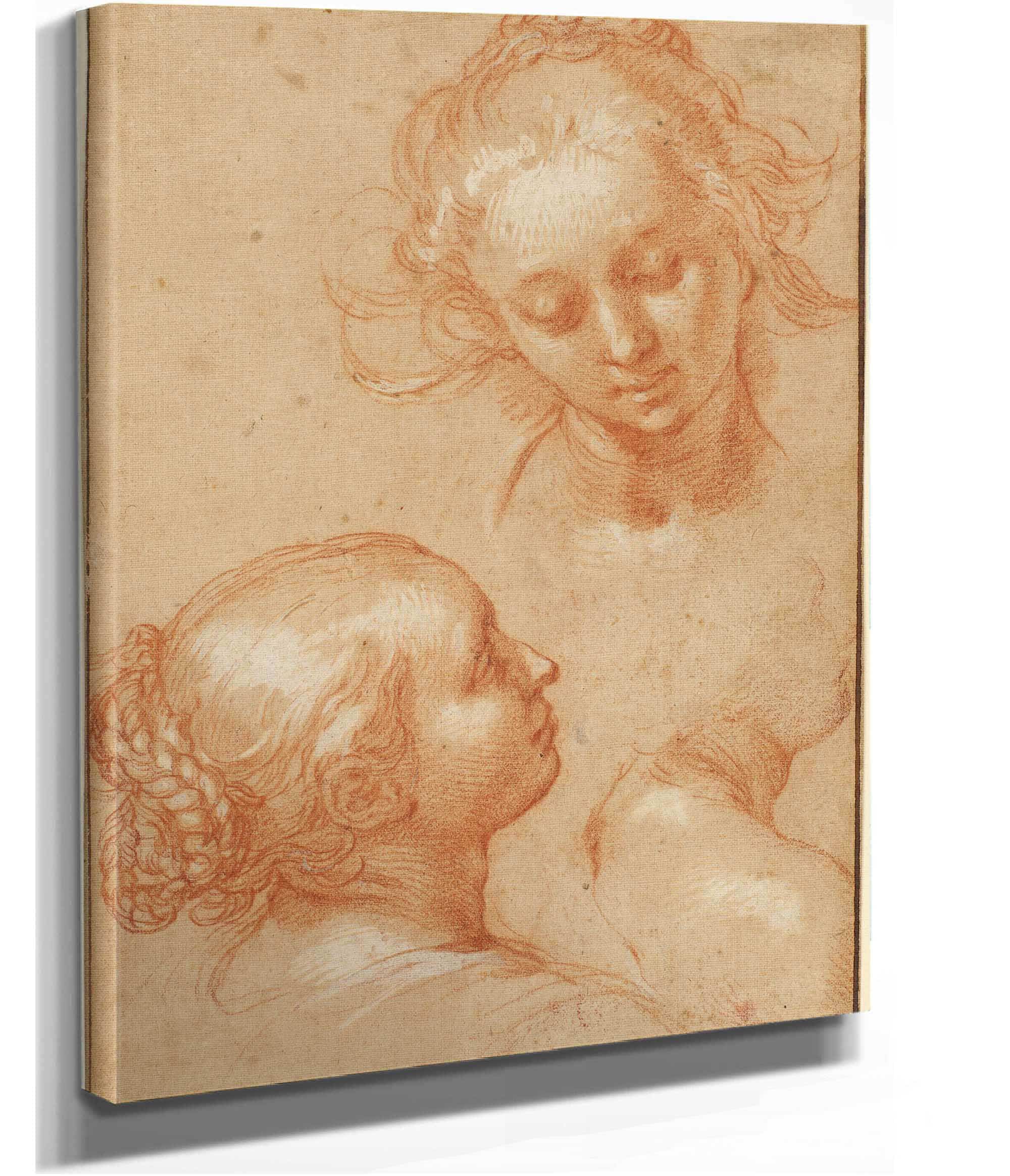 Three Studies Of Women S by Abraham Bloemaert