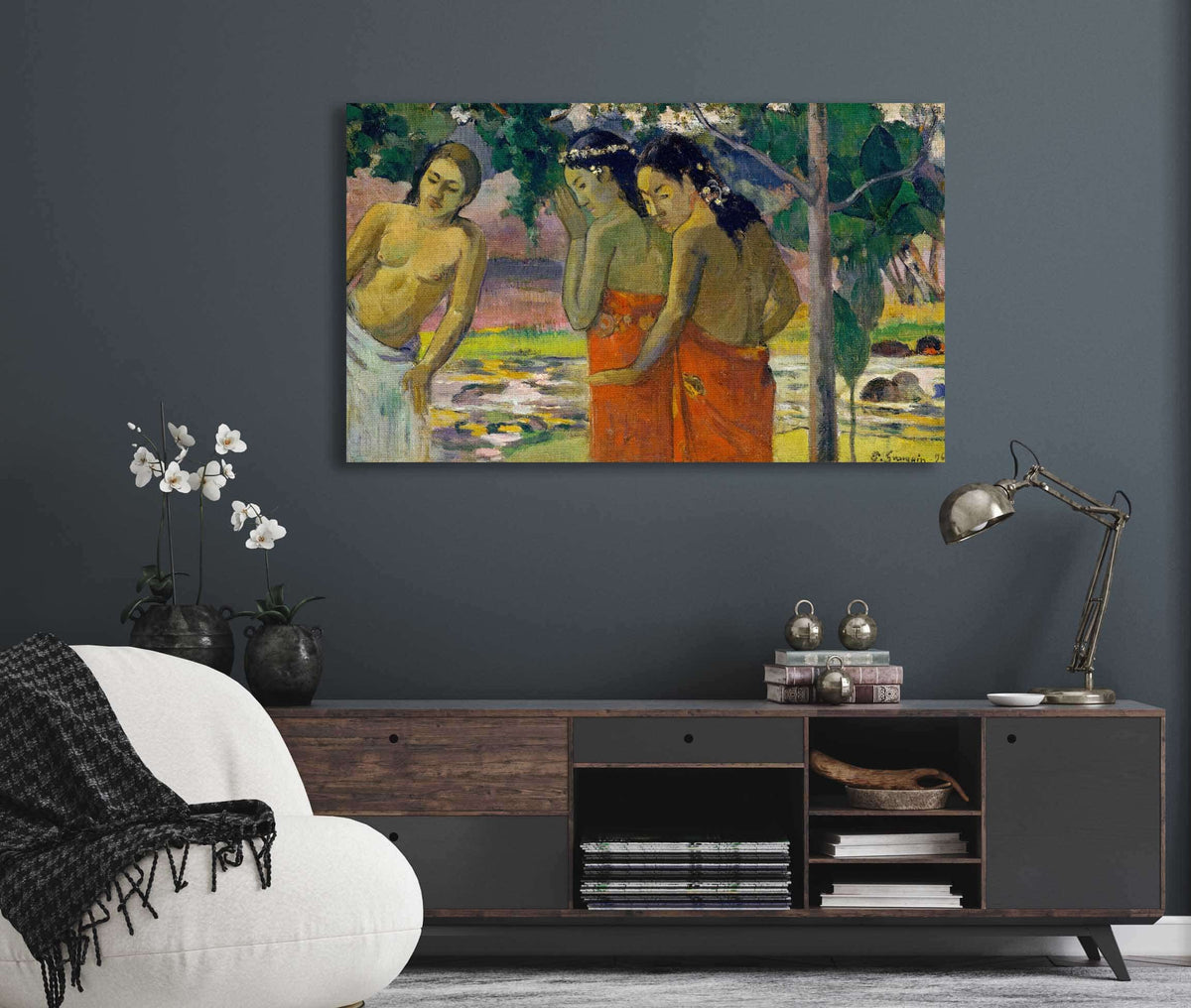 Three Tahitian Women by Paul Gauguin