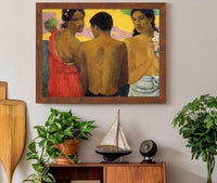 Three Tahitians by Paul Gauguin