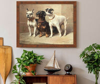 Three Watchful Dogs by Carl Reichert