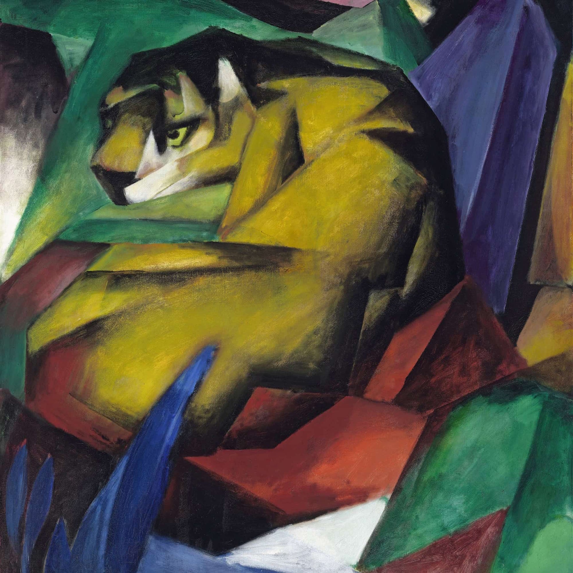 Tiger  by Franz Marc