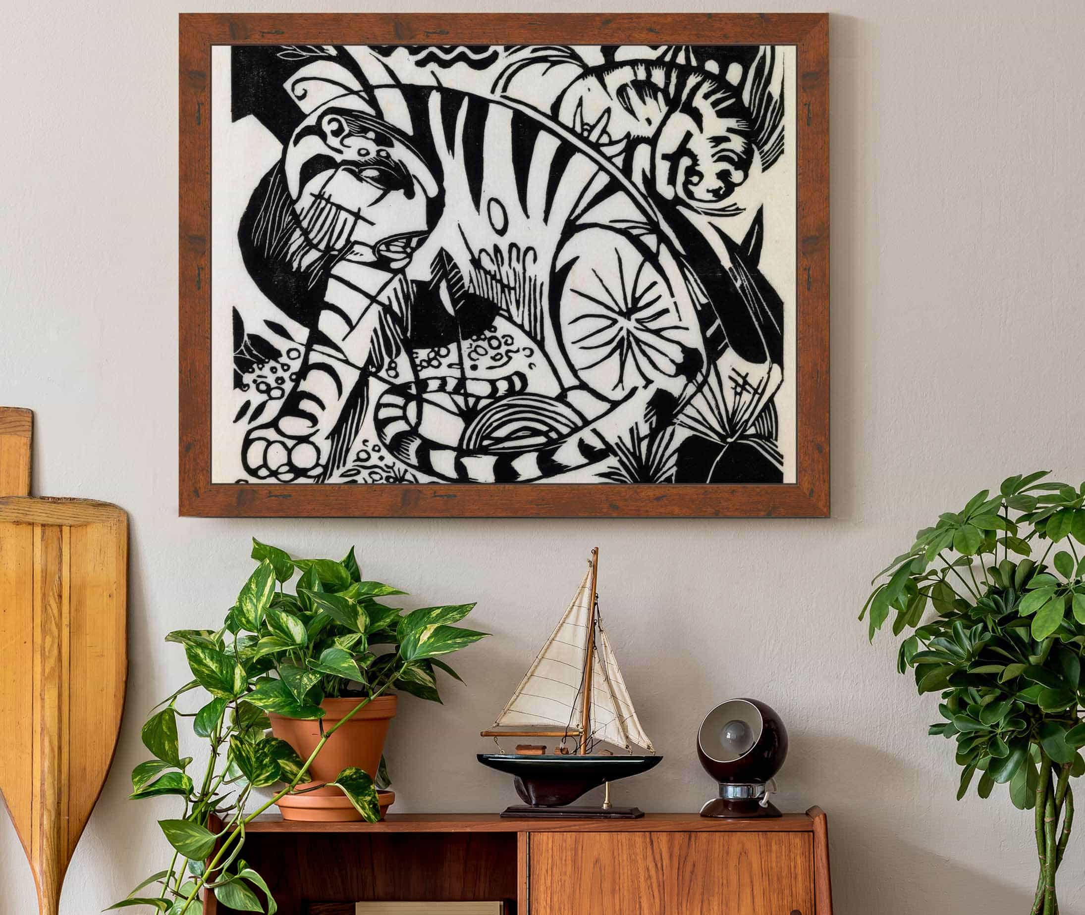 Tiger  by Franz Marc