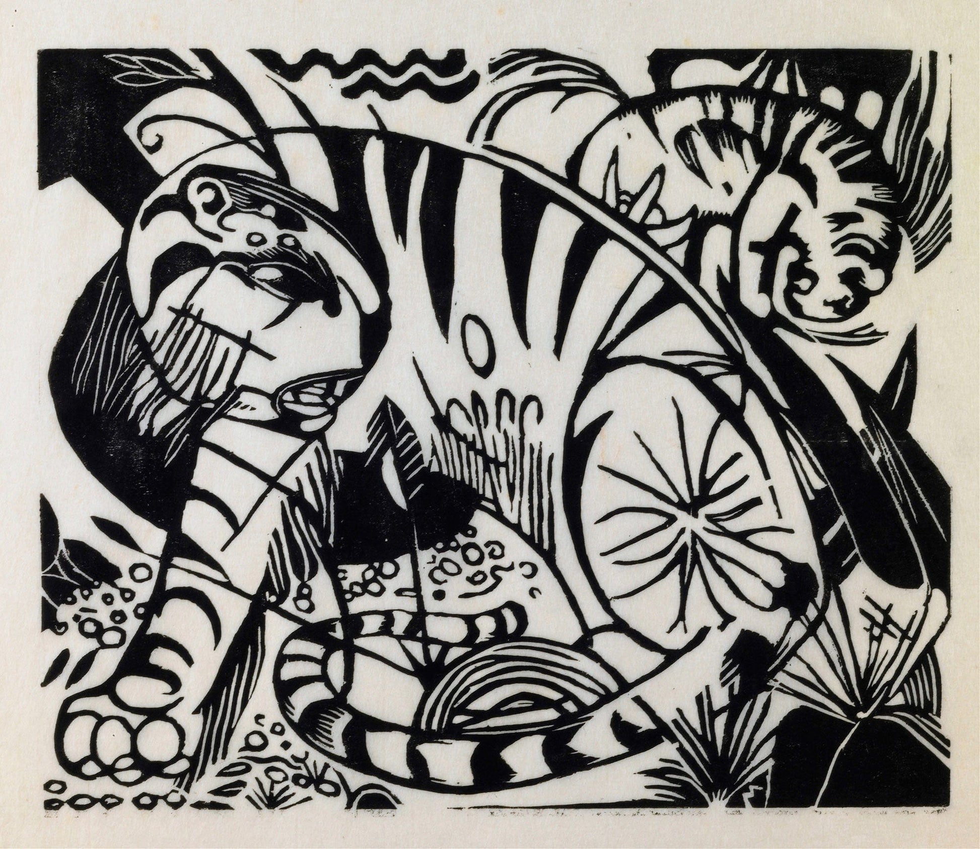 Tiger  by Franz Marc