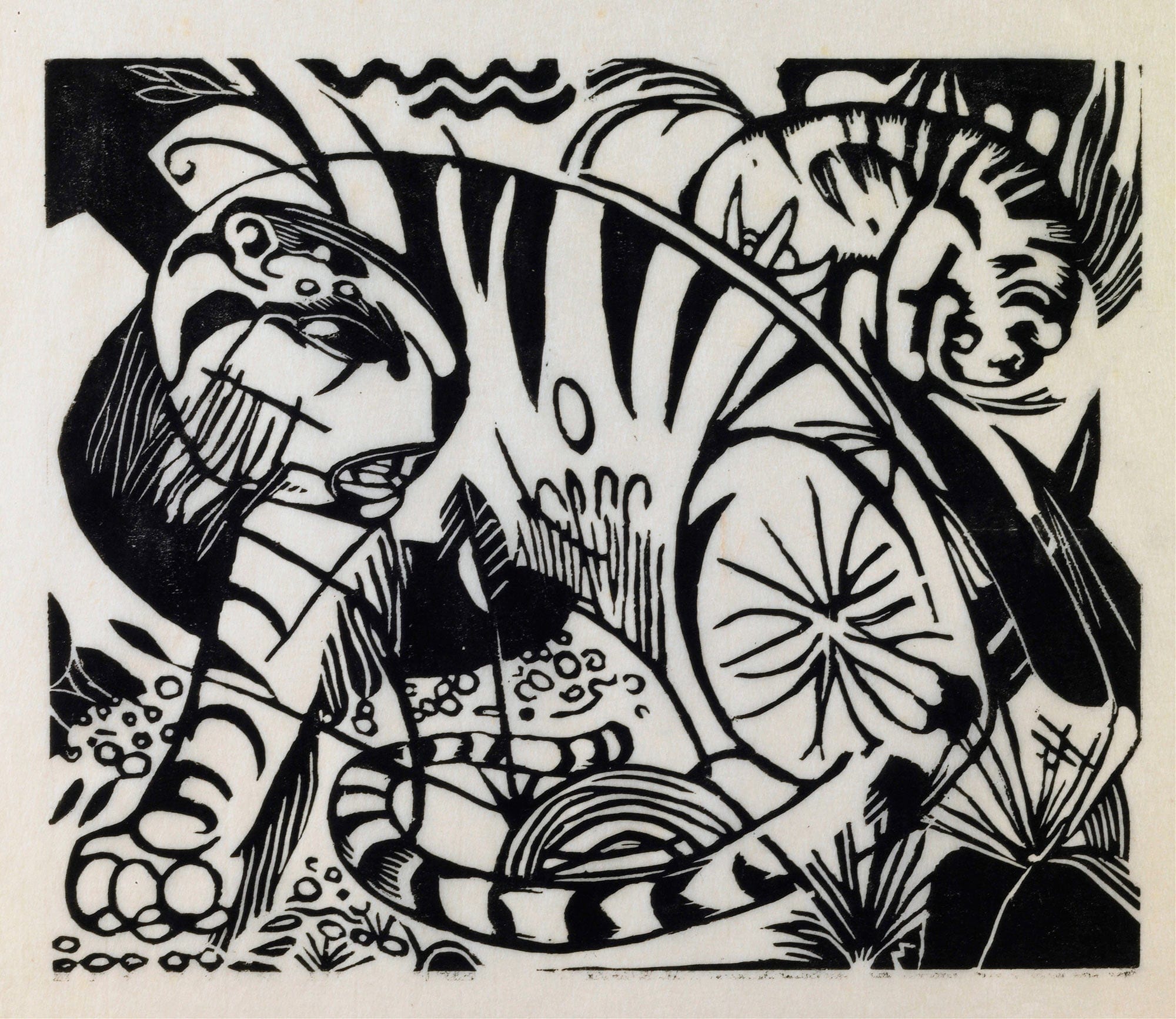 Tiger  by Franz Marc