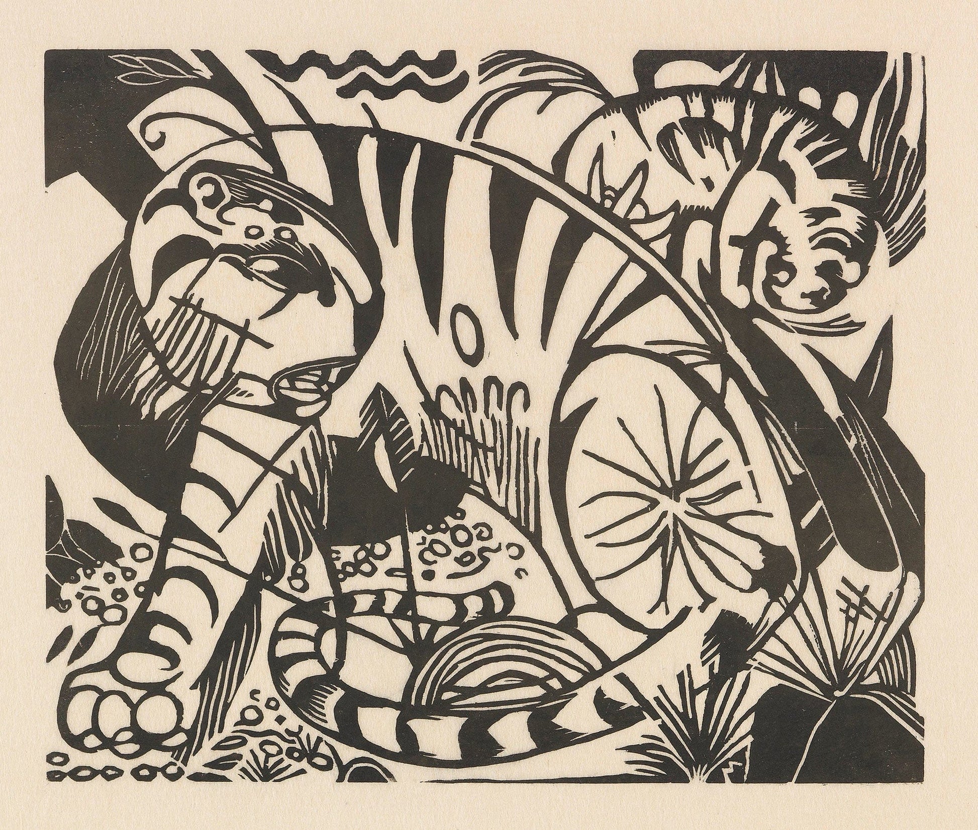 Tiger  by Franz Marc