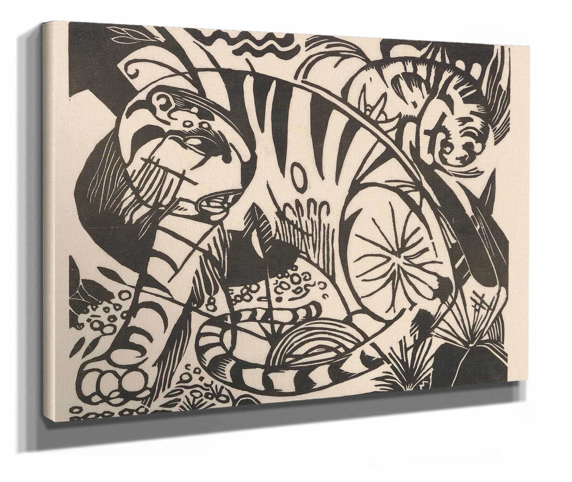 Tiger  by Franz Marc