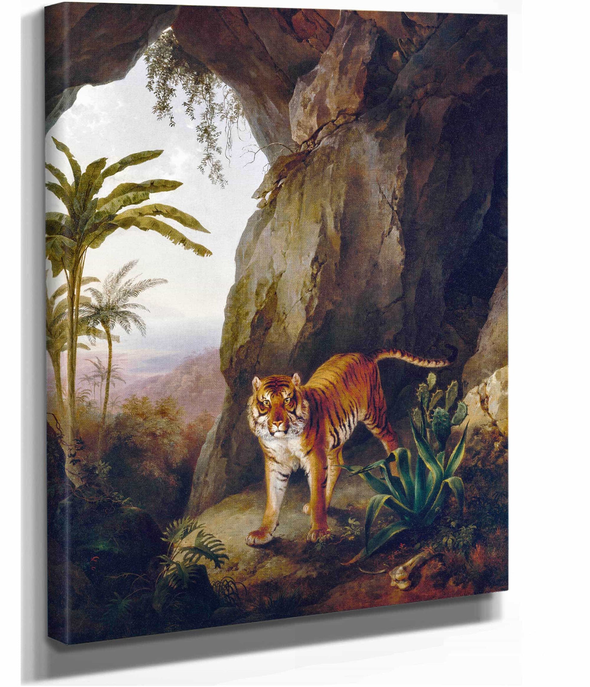 Tiger In A Cave by Jacques Laurent Agasse