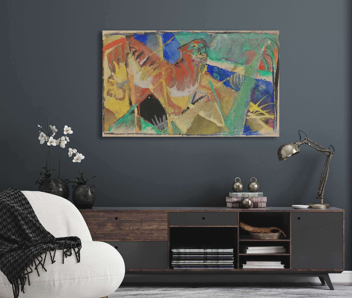 Tiger In The Jungle by Franz Marc