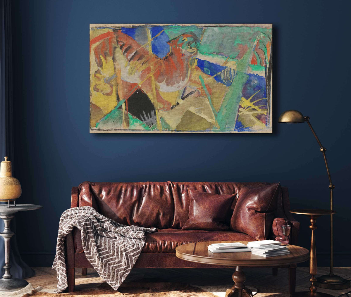 Tiger In The Jungle by Franz Marc