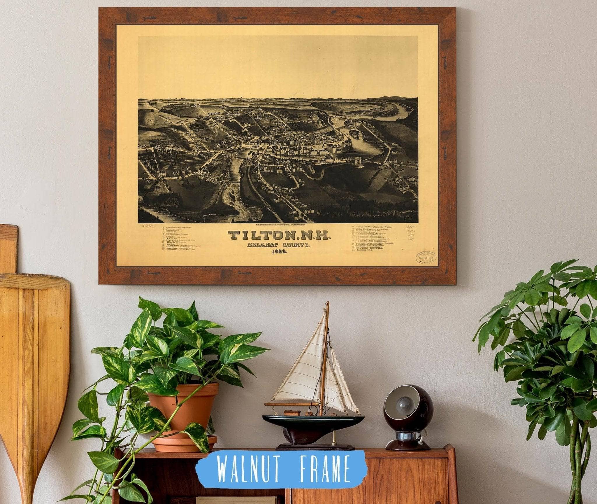 Tilton Nh Belknap County 1884 State of New Hampshire
