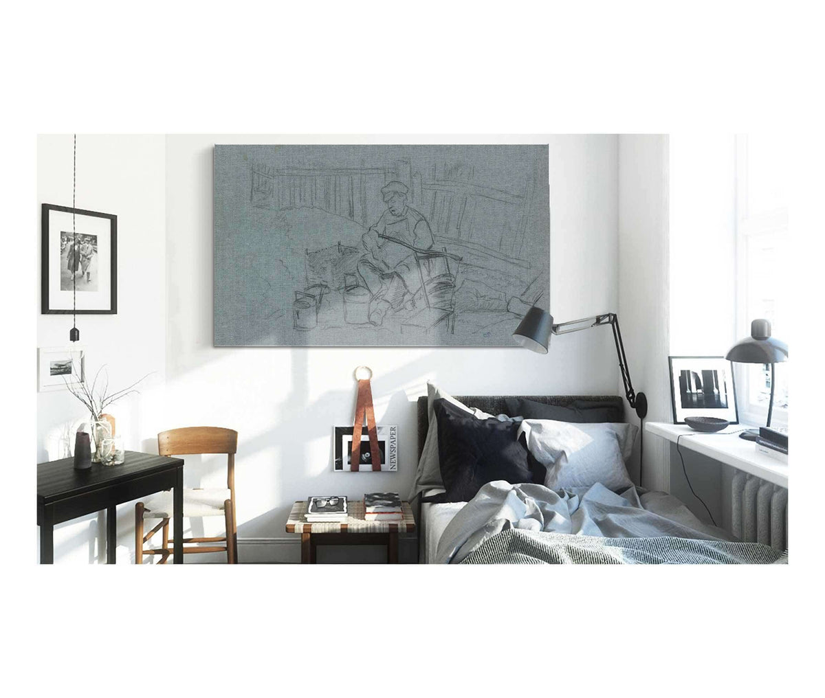 Tinker With His Tools by Camille Pissarro