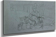 Tinker With His Tools by Camille Pissarro