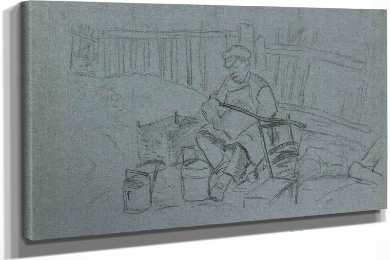 Tinker With His Tools by Camille Pissarro