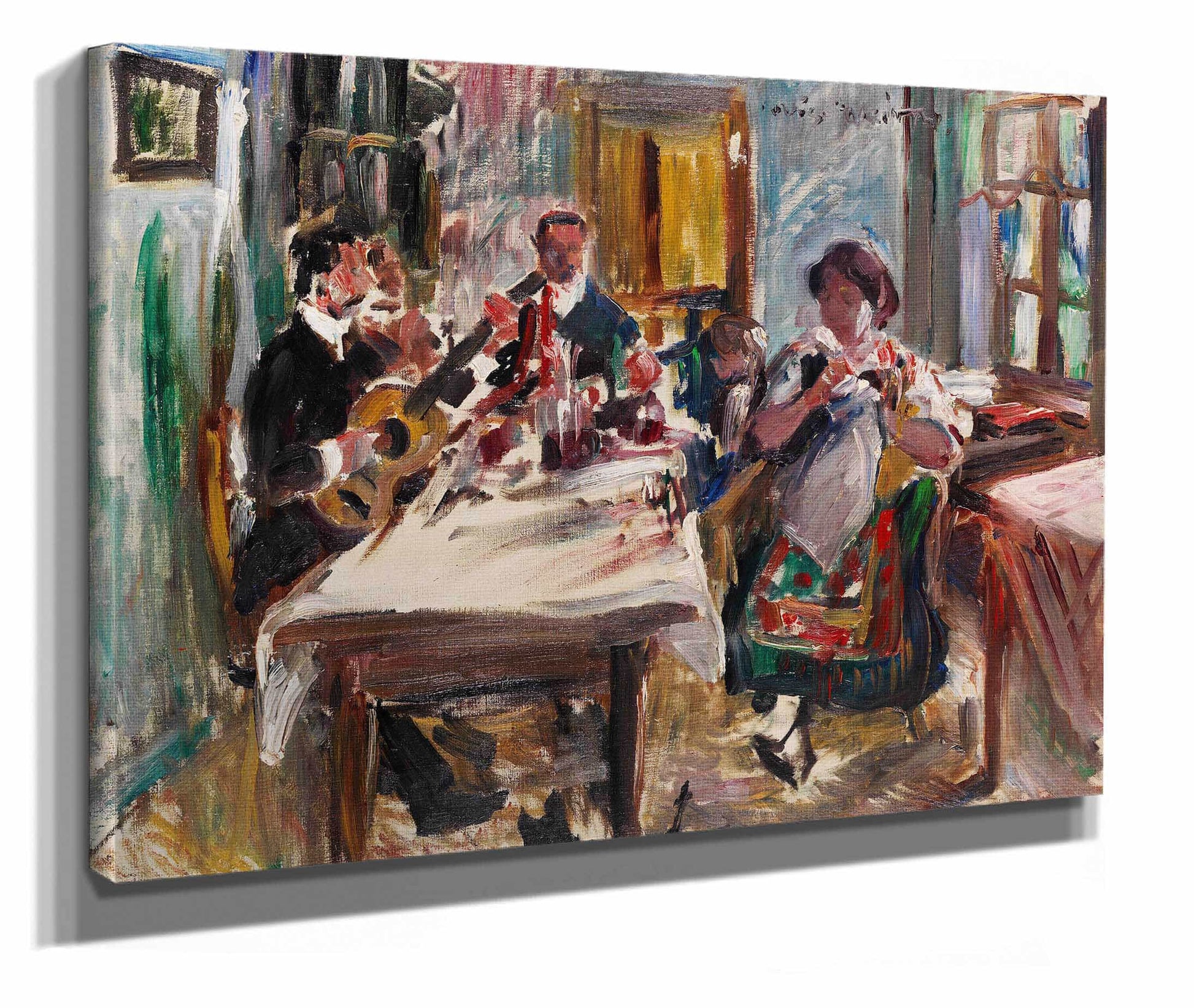 Tiroler Bauernstube by Lovis Corinth