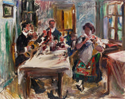 Tiroler Bauernstube by Lovis Corinth