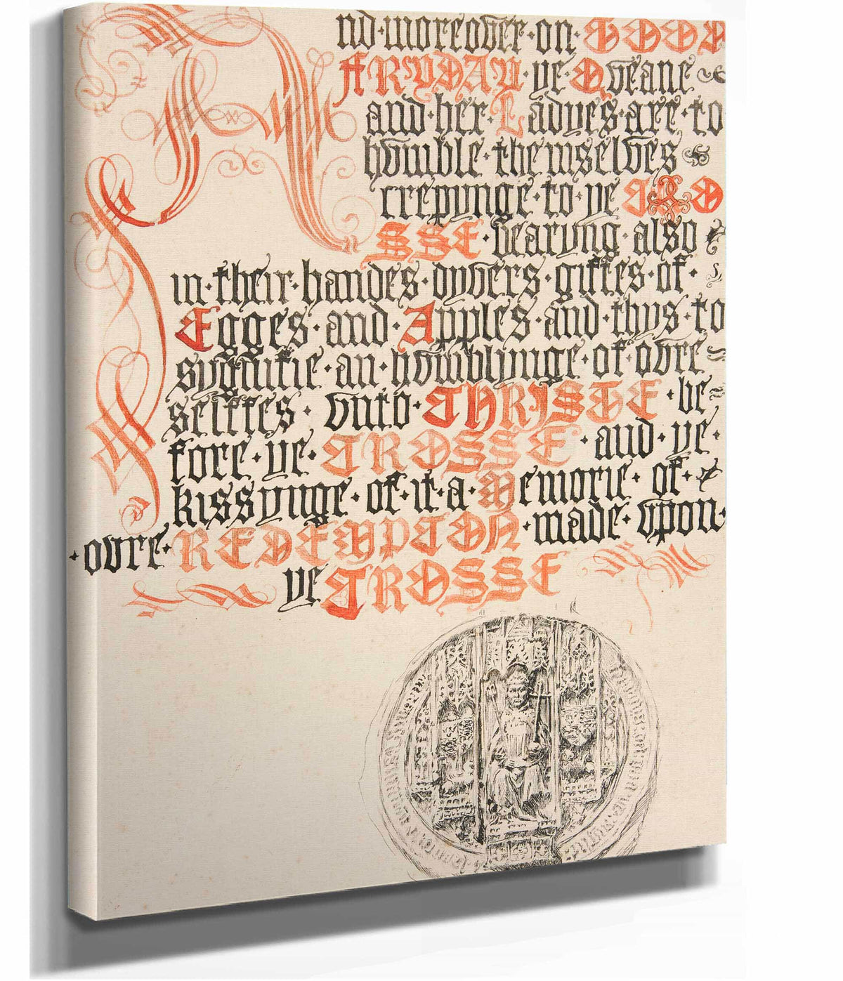 Title Page Design Scribners Magazine by Edwin Austin Abbey