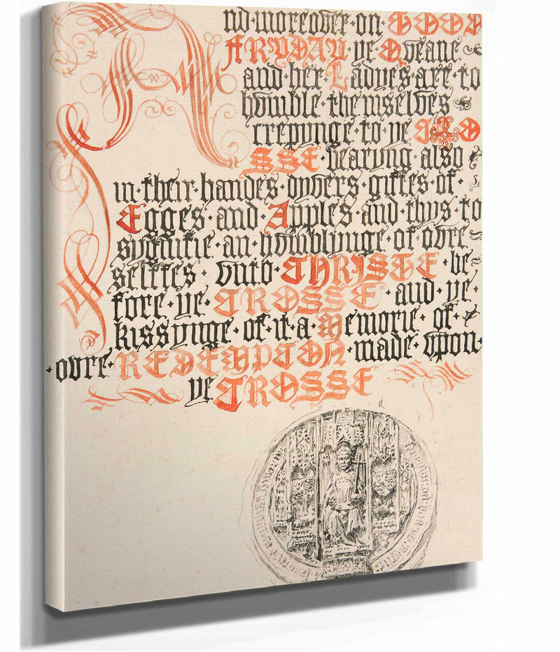 Title Page Design Scribners Magazine by Edwin Austin Abbey