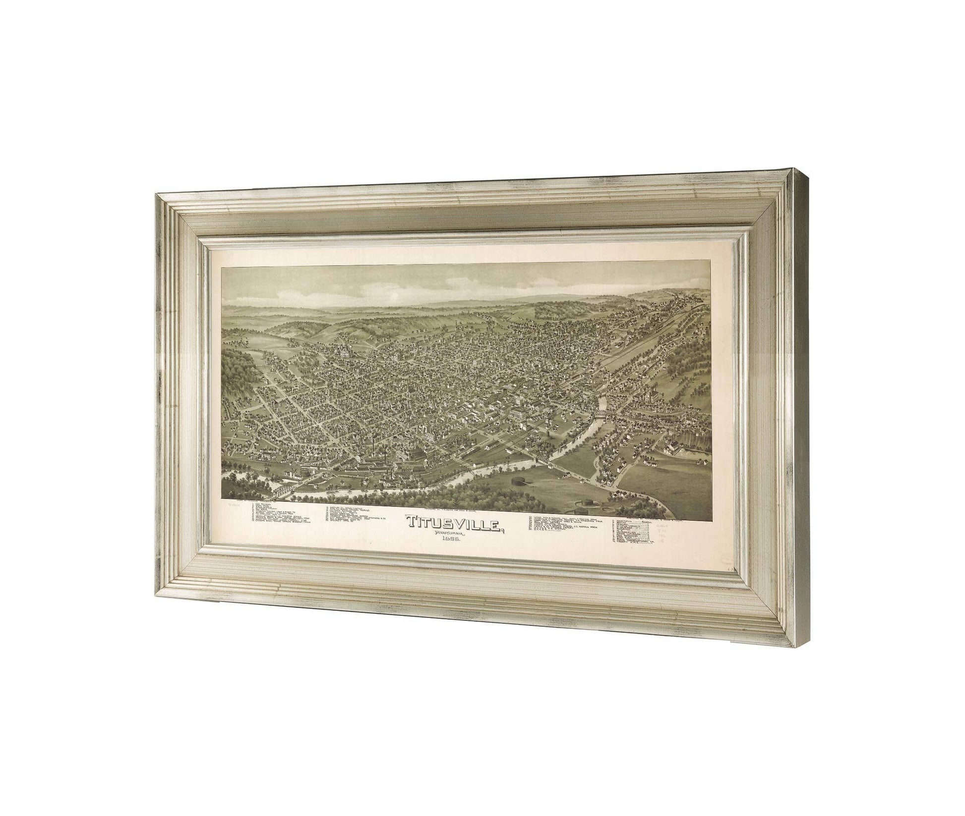 Titusville Pennsylvania 1896  State Of Pennsylvania