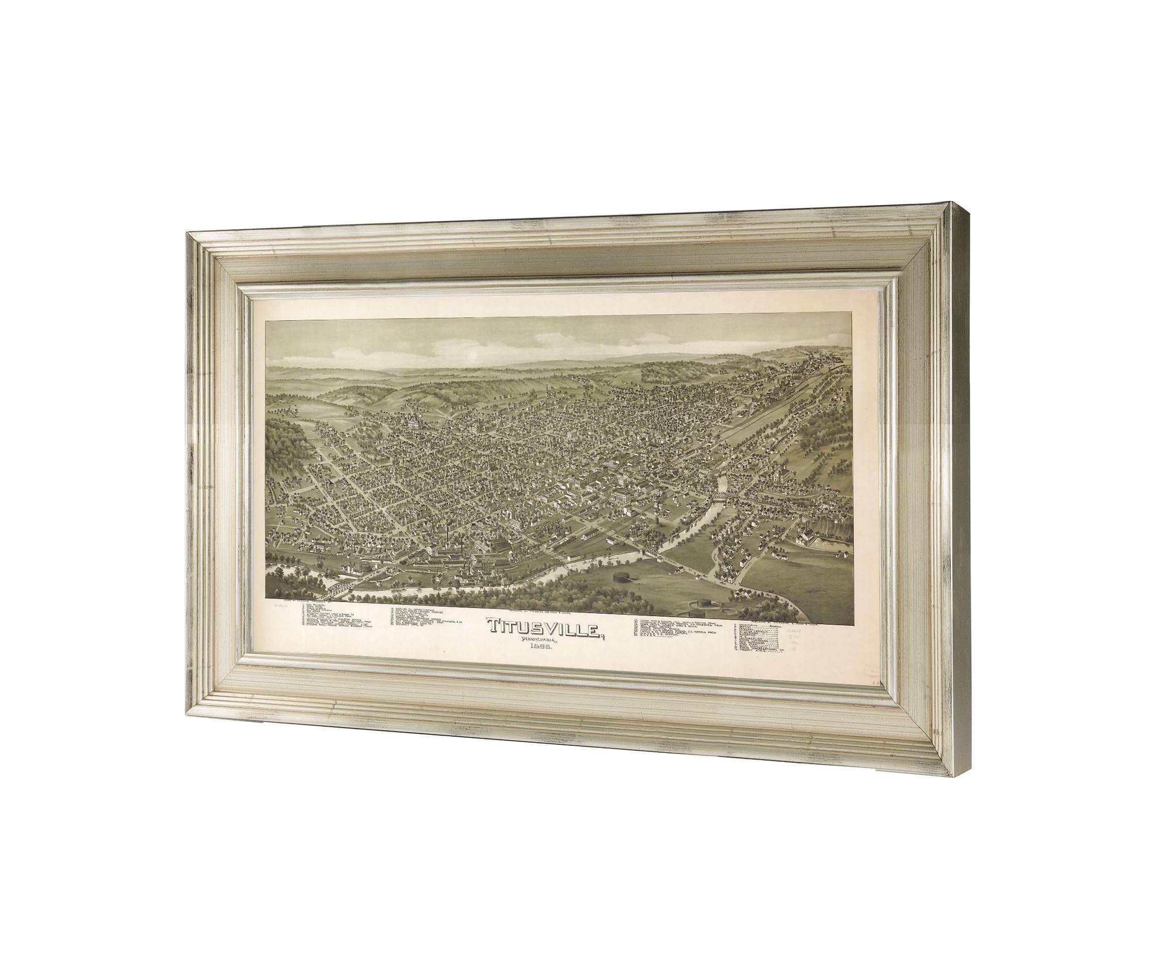 Titusville Pennsylvania 1896  State Of Pennsylvania