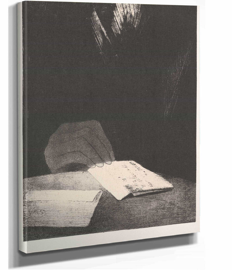 To All Appearances It Was A Hand Of Flesh And Blood Just Like My Own by Odilon Redon