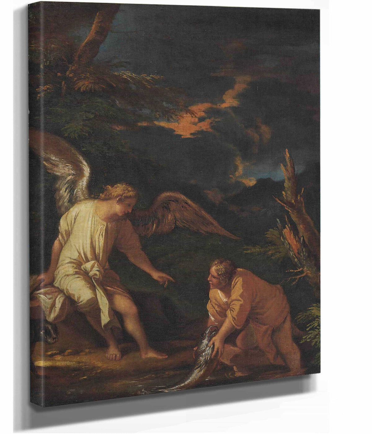 Tobias And The Angel by Salvator Rosa