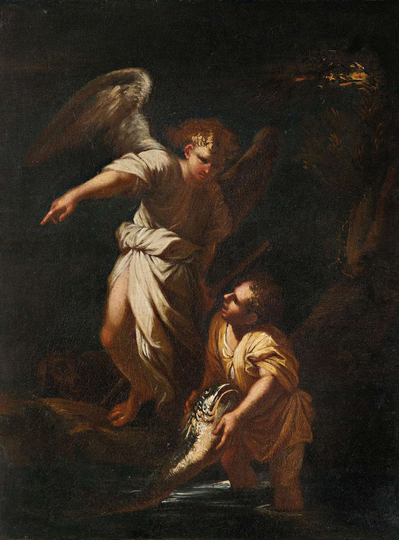 Tobias And The Angel by Salvator Rosa