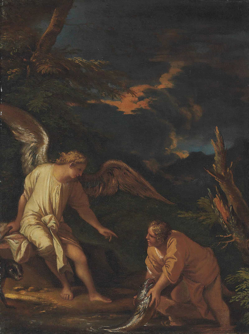 Tobias And The Angel by Salvator Rosa