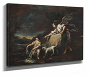 Tobias And The Angel S by Francesco Guardi