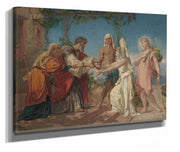 Tobias Brings His Bride Sarah To The House Of His Father Tobit  by Henri Lehmann