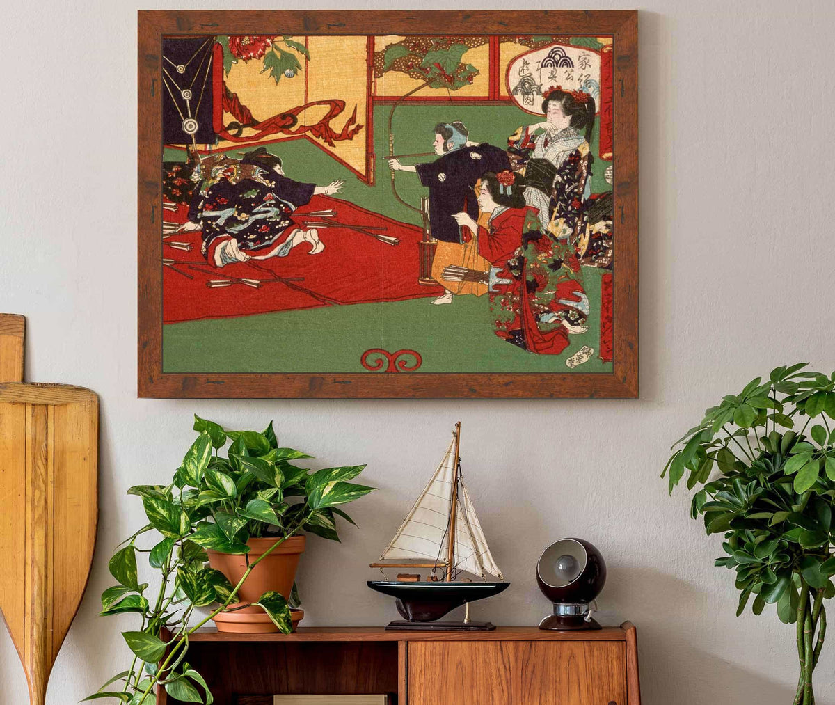 Tokugawa Ietsuga Playing At Archery by Tsukioka Yoshitoshi