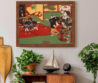 Tokugawa Ietsuga Playing At Archery by Tsukioka Yoshitoshi