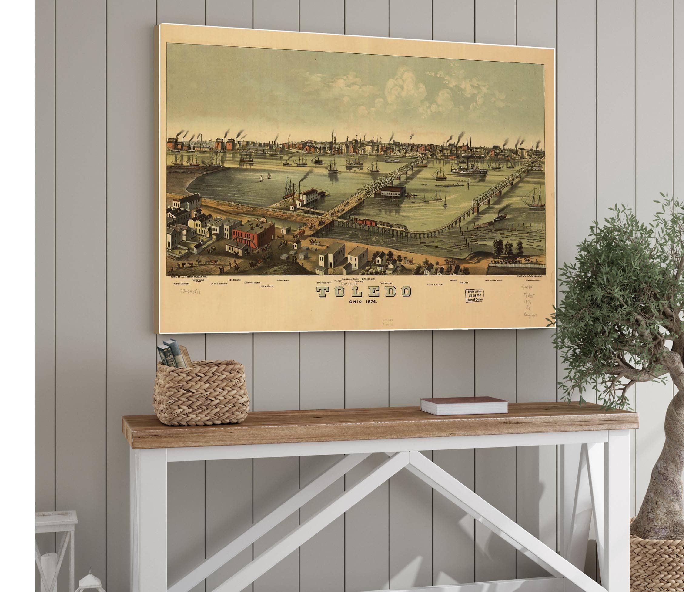 Toledo Ohio 1876  State Of Ohio