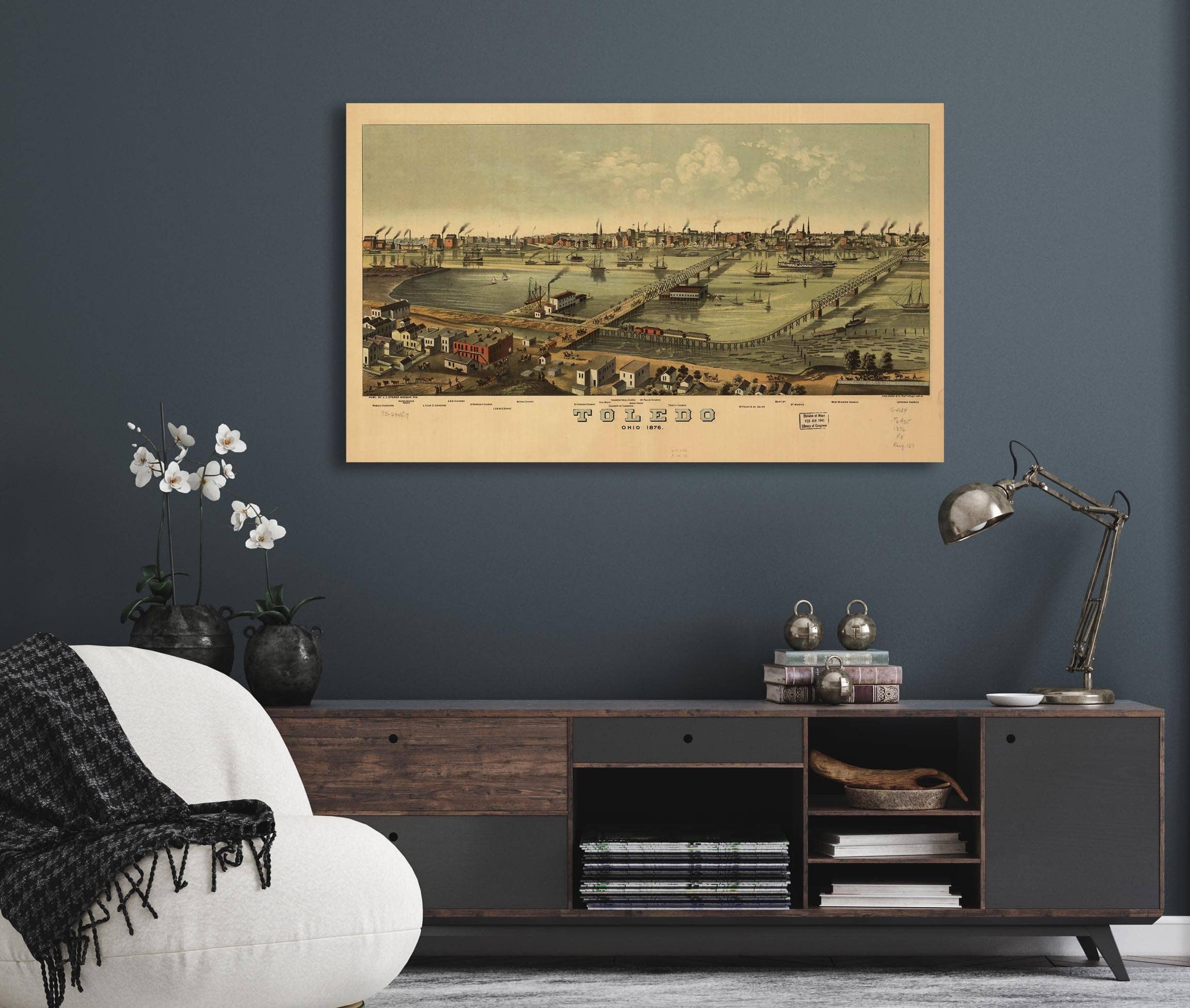 Toledo Ohio 1876  State Of Ohio
