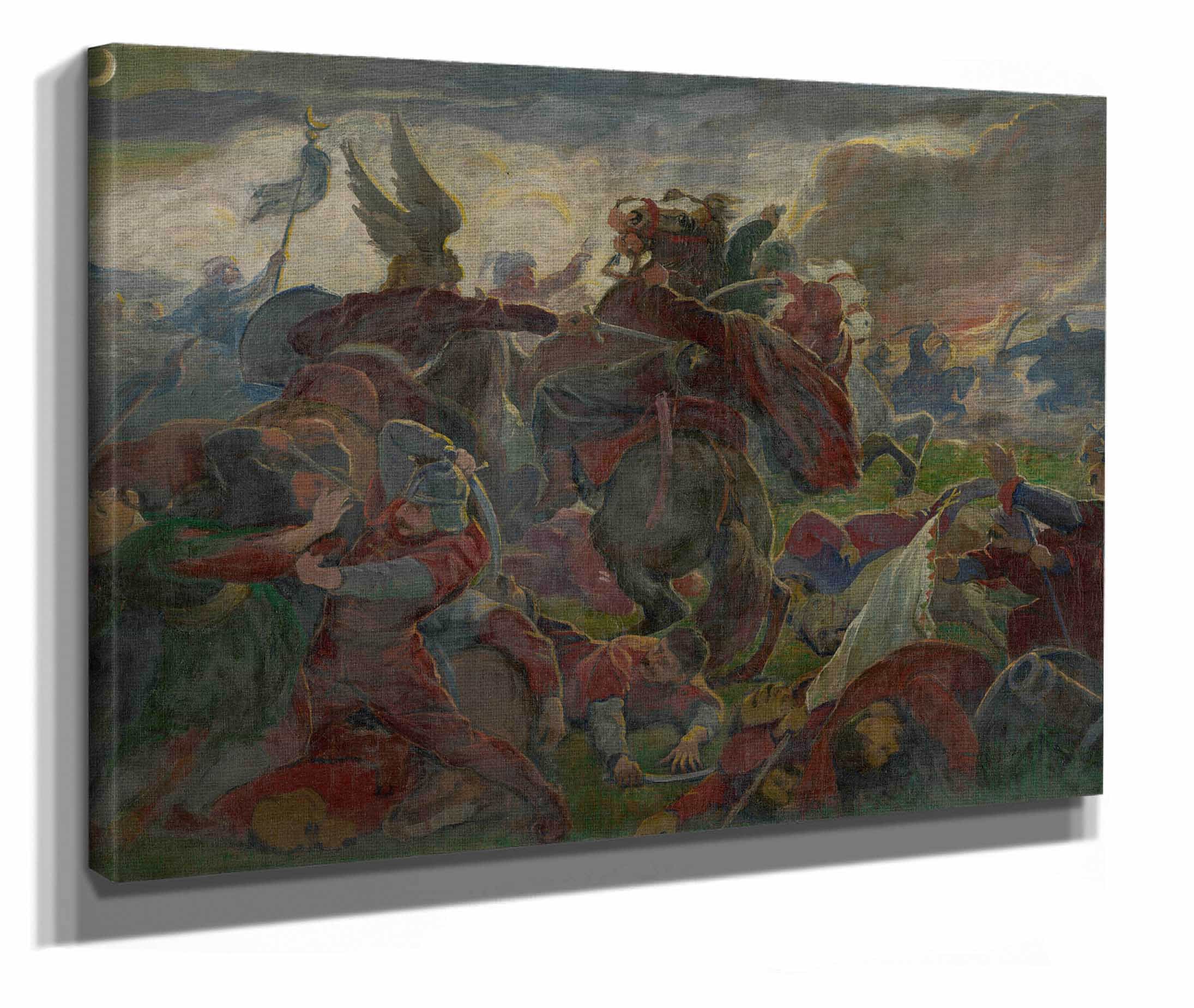 Tomorys Death At The Battle Of Mohacs by Jozef Hanula