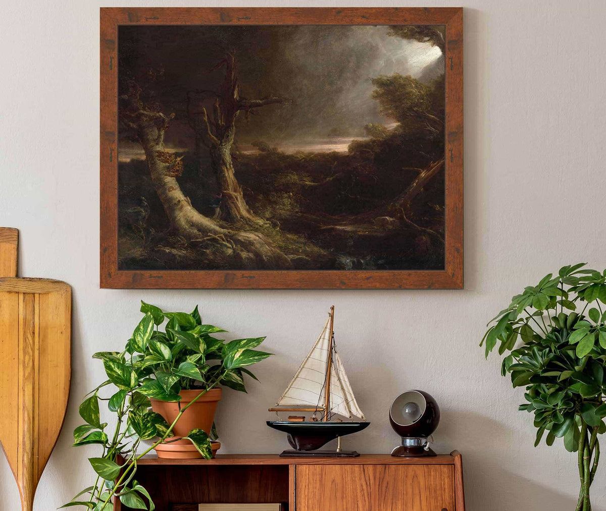 Tornado In An American Forest by Thomas Cole