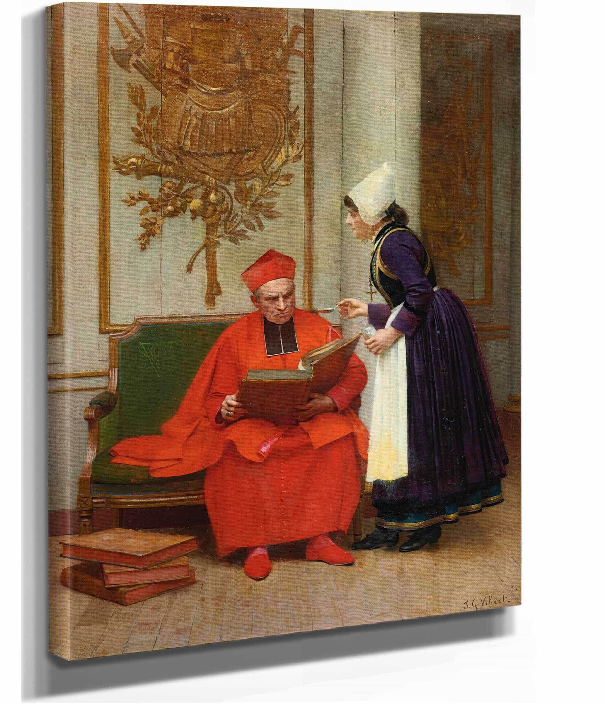 Tough Medicine by Jehan Georges Vibert